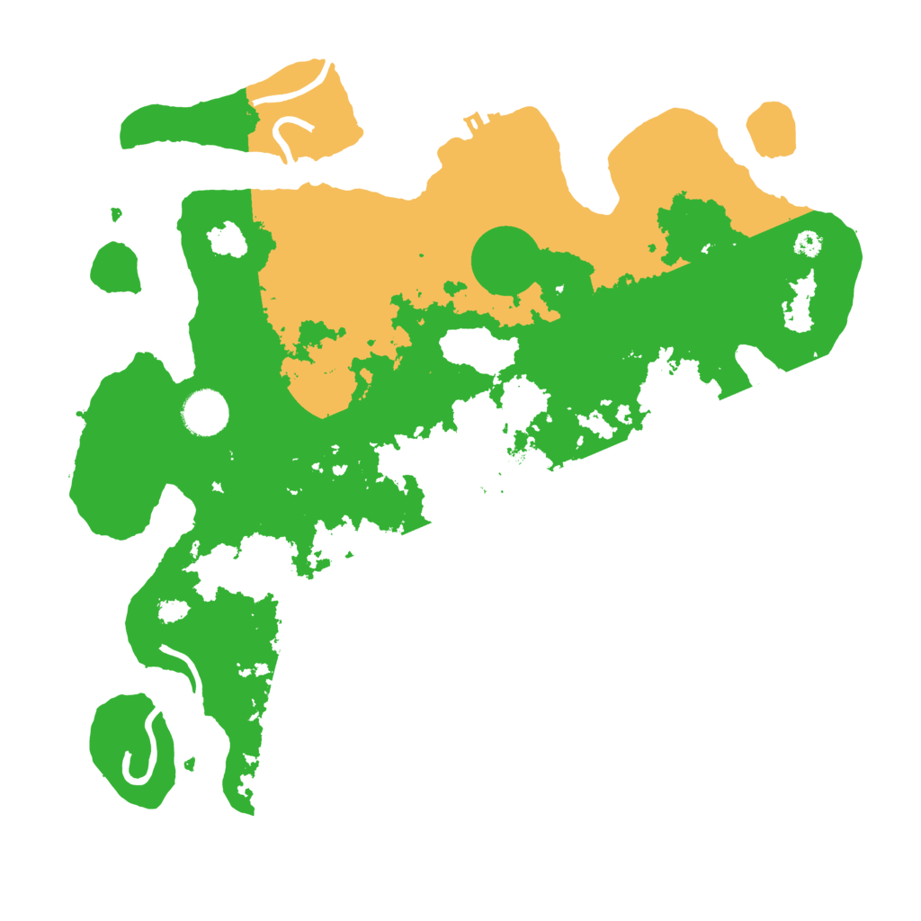 Biome Rust Map: Procedural Map, Size: 3500, Seed: 1001642751