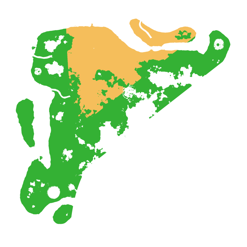 Biome Rust Map: Procedural Map, Size: 3500, Seed: 27763505