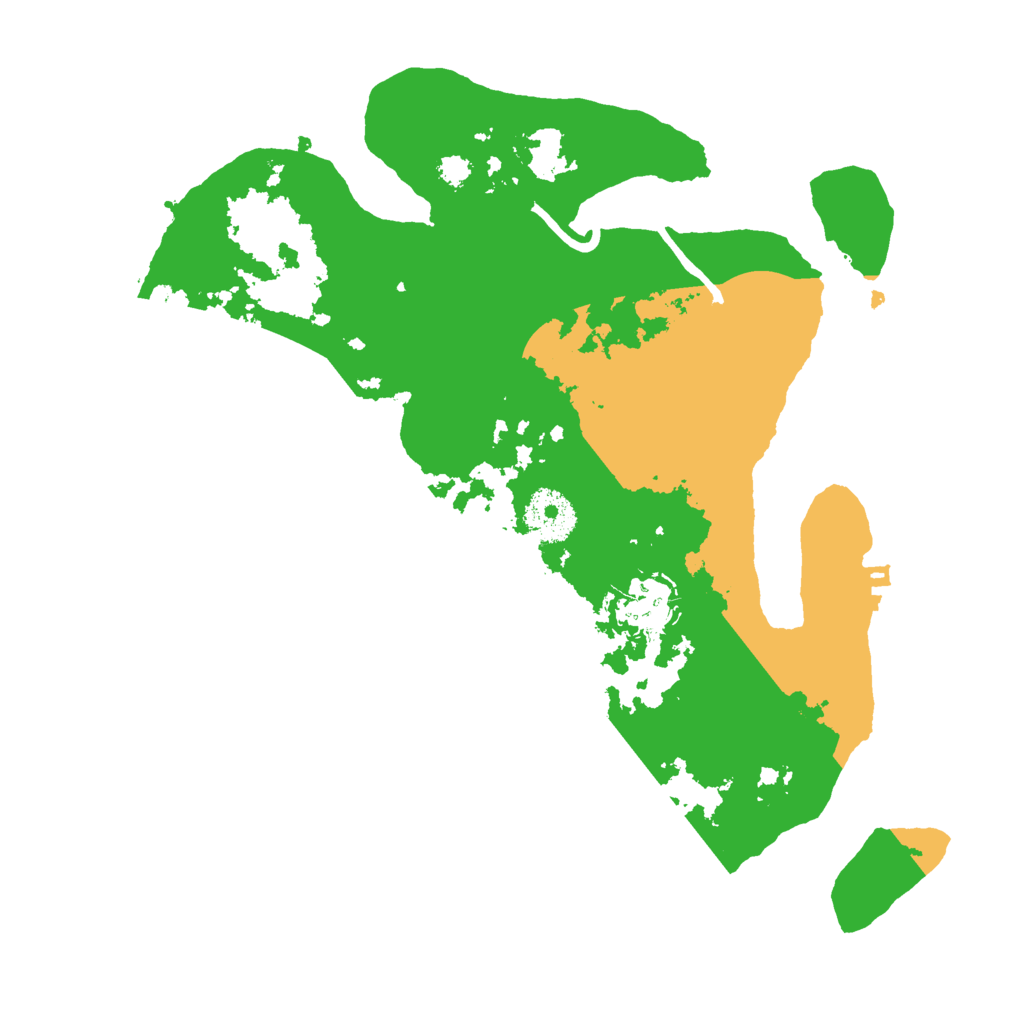 Biome Rust Map: Procedural Map, Size: 3000, Seed: 2114389607