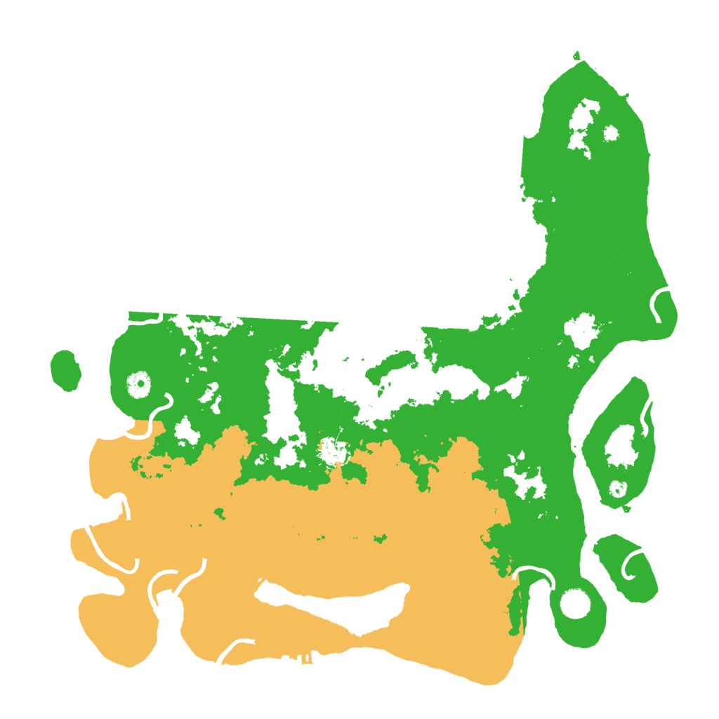 Biome Rust Map: Procedural Map, Size: 4200, Seed: 18