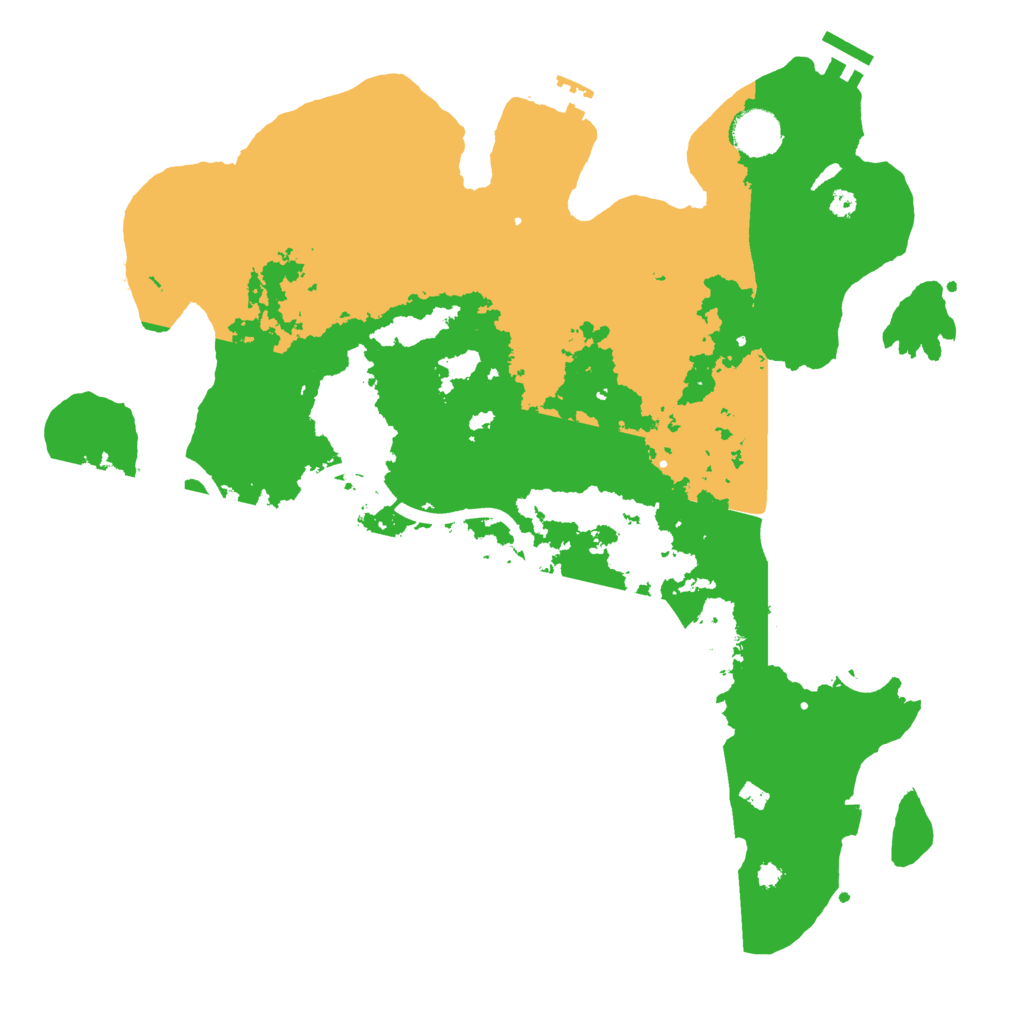 Biome Rust Map: Procedural Map, Size: 3850, Seed: 33447513