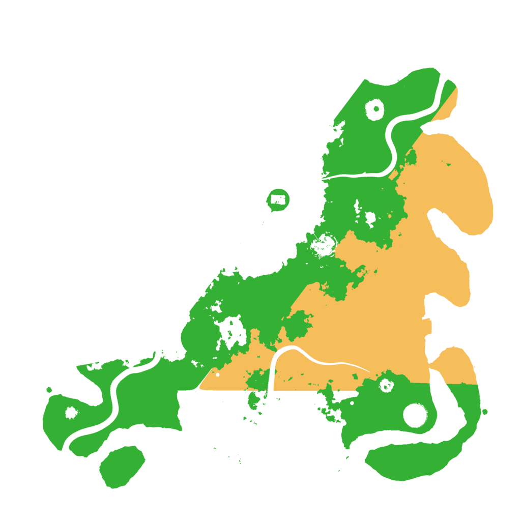 Biome Rust Map: Procedural Map, Size: 3850, Seed: 284209753