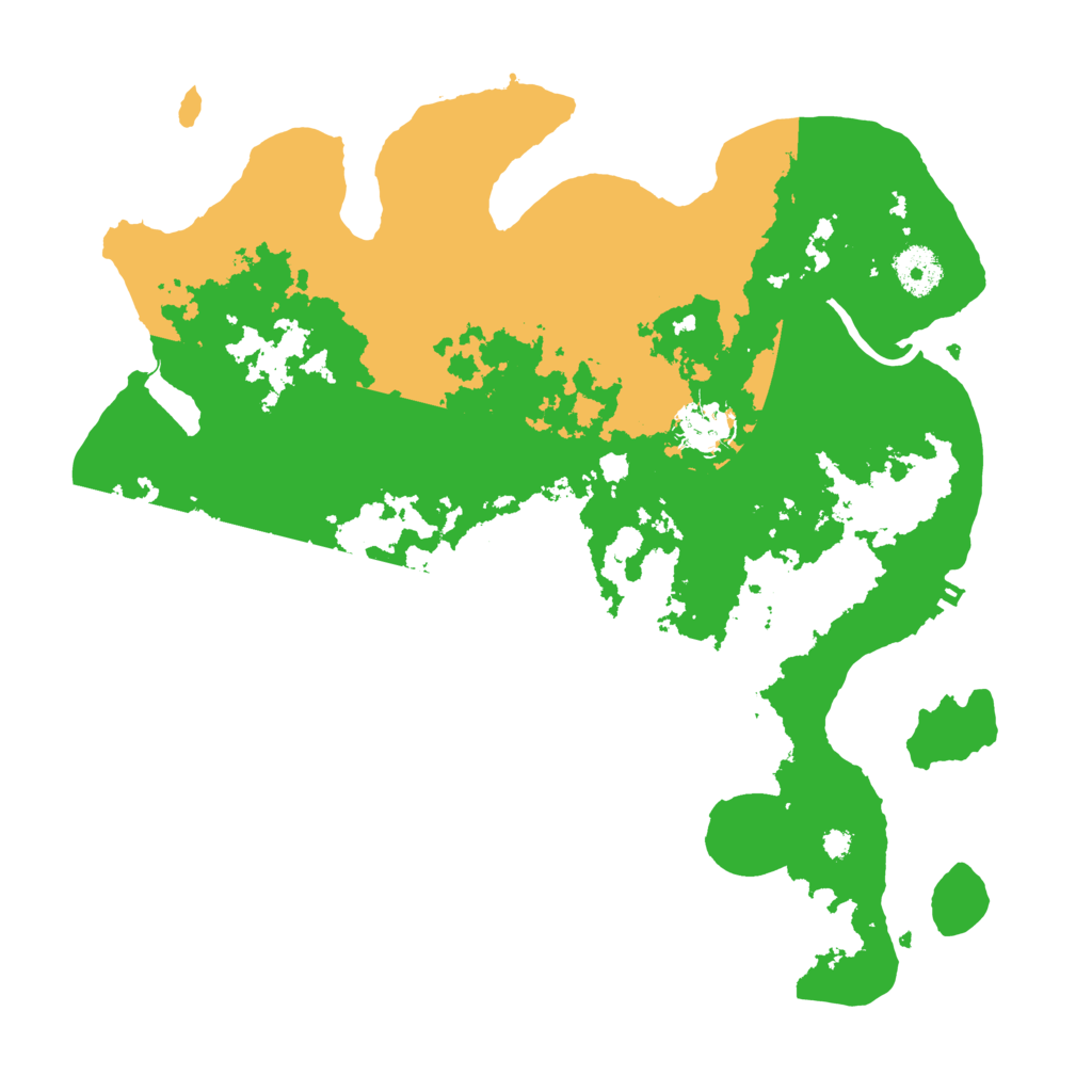 Biome Rust Map: Procedural Map, Size: 3500, Seed: 431227939