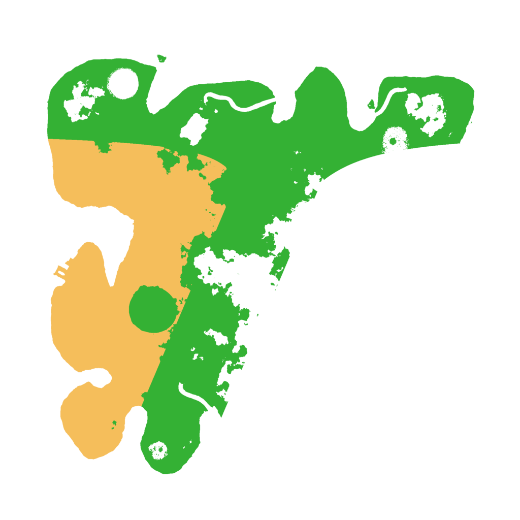 Biome Rust Map: Procedural Map, Size: 3000, Seed: 21582551