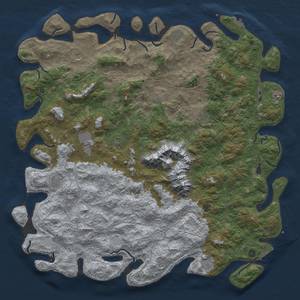 Thumbnail Rust Map: Procedural Map, Size: 6000, Seed: 45678934, 20 Monuments