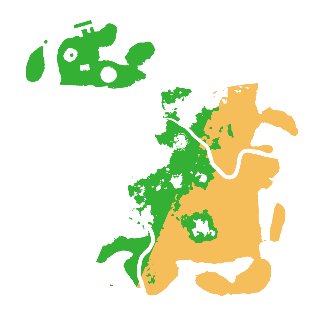 Biome Rust Map: Procedural Map, Size: 3500, Seed: 1404971469