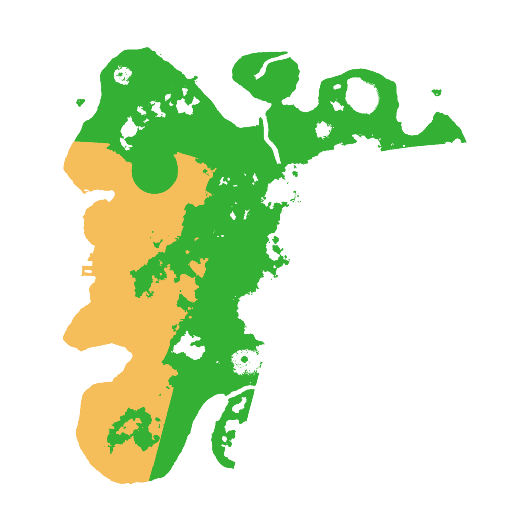 Biome Rust Map: Procedural Map, Size: 3000, Seed: 5021998