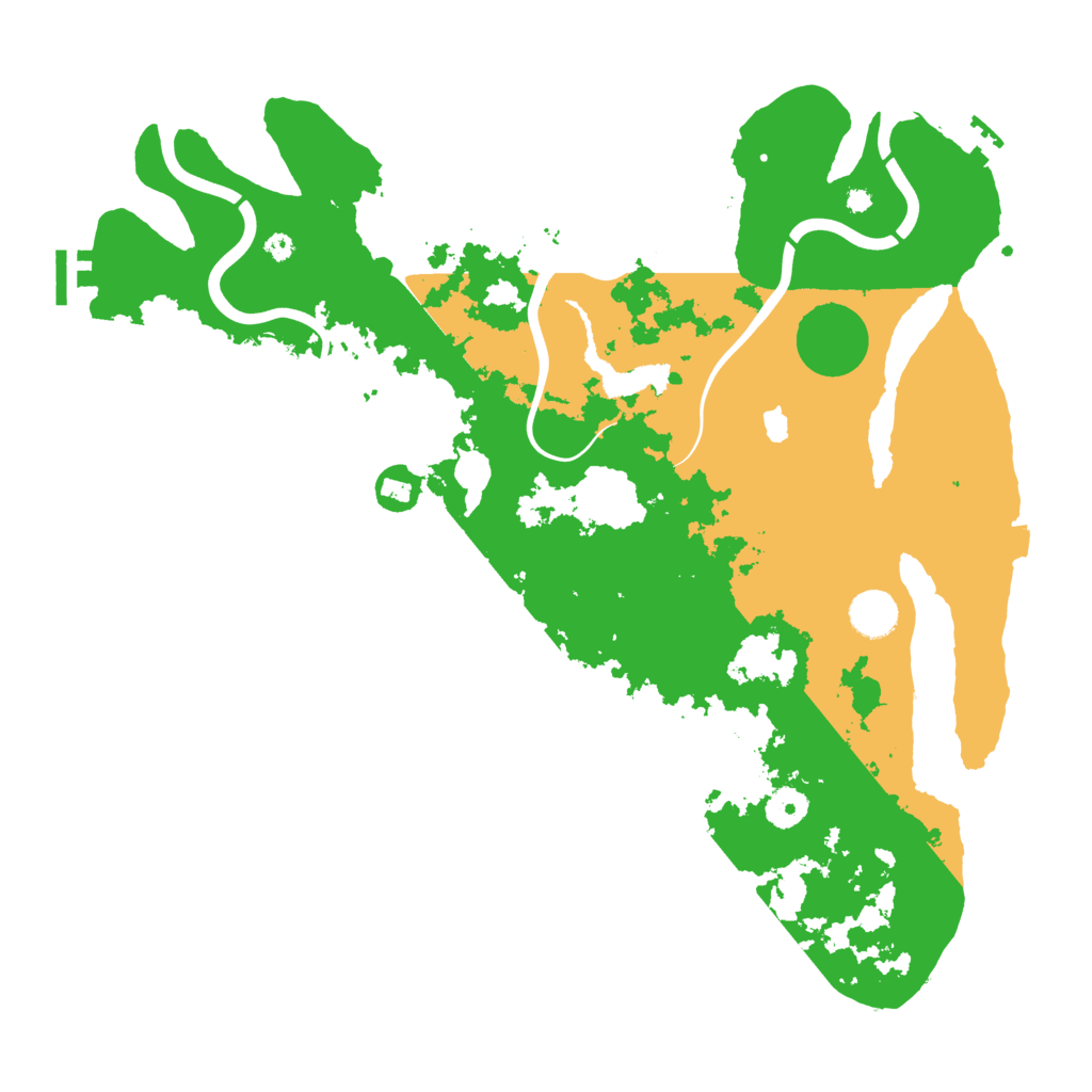 Biome Rust Map: Procedural Map, Size: 4000, Seed: 406170542