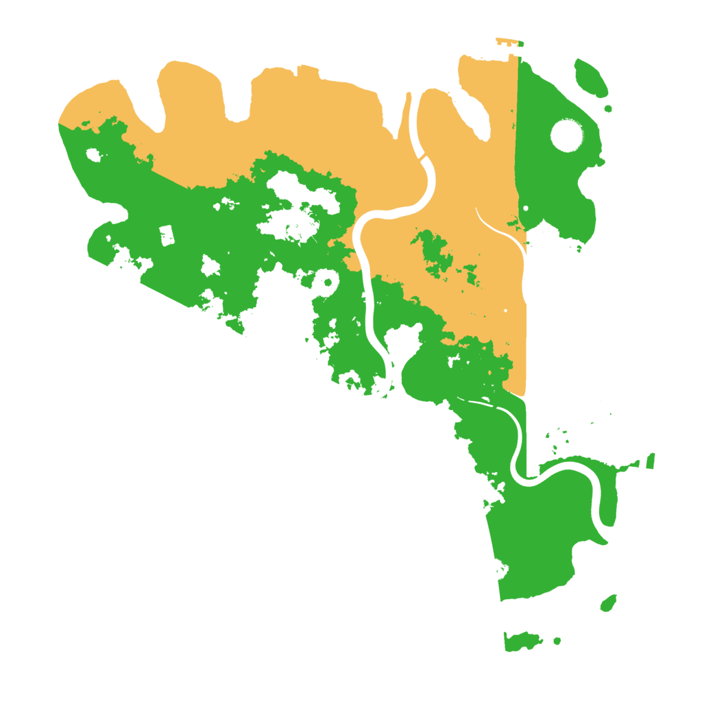 Biome Rust Map: Procedural Map, Size: 3800, Seed: 20645
