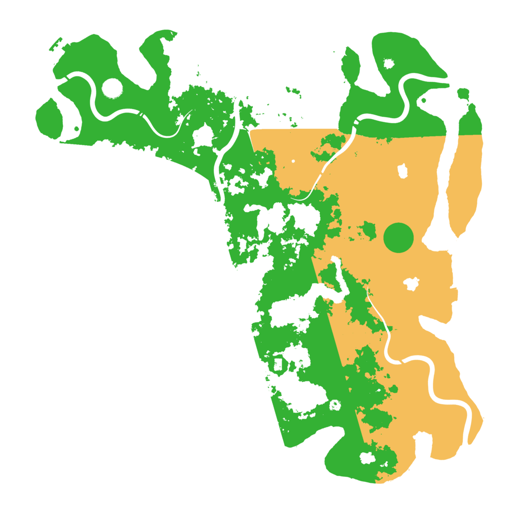 Biome Rust Map: Procedural Map, Size: 4500, Seed: 1331097281