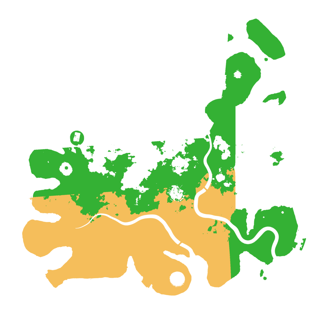 Biome Rust Map: Procedural Map, Size: 3700, Seed: 1903281618