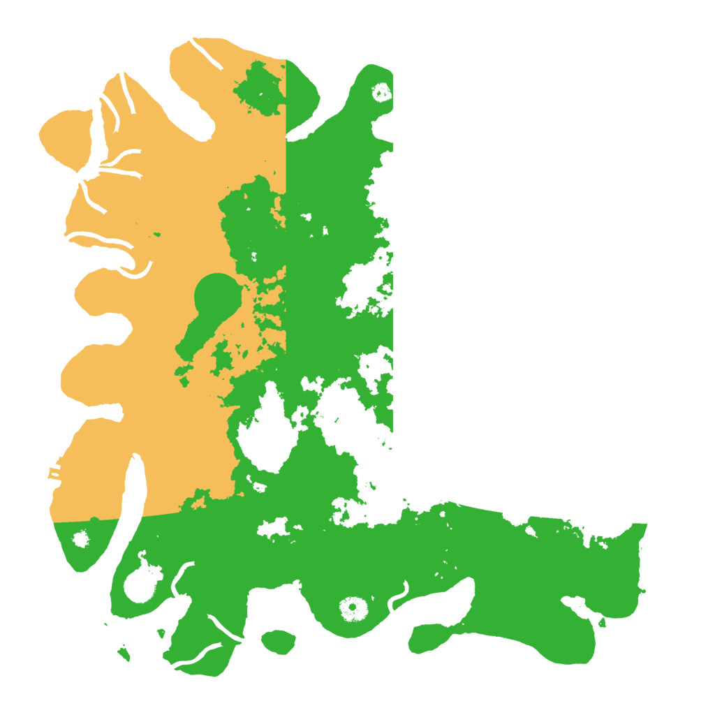 Biome Rust Map: Procedural Map, Size: 4000, Seed: 518264