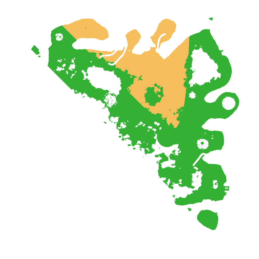 Biome Rust Map: Procedural Map, Size: 3500, Seed: 125581261