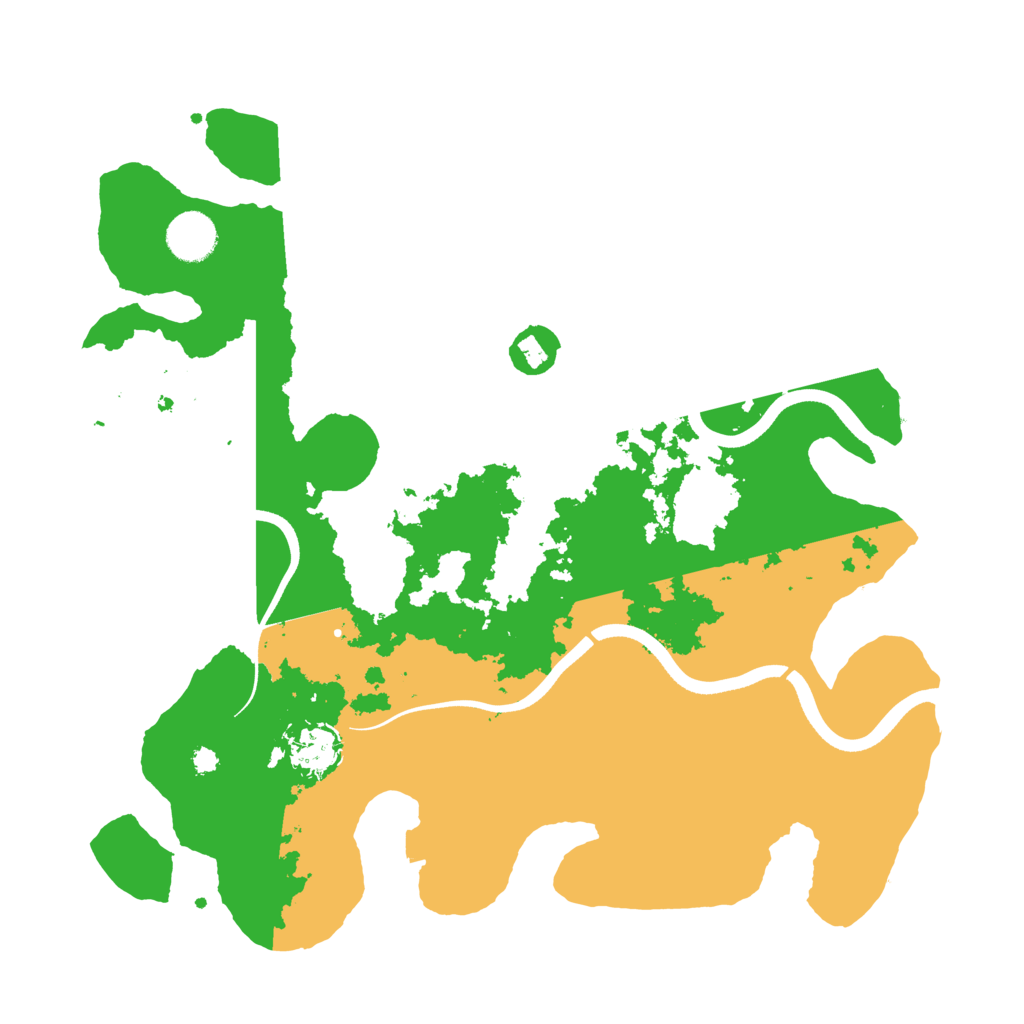 Biome Rust Map: Procedural Map, Size: 3650, Seed: 1