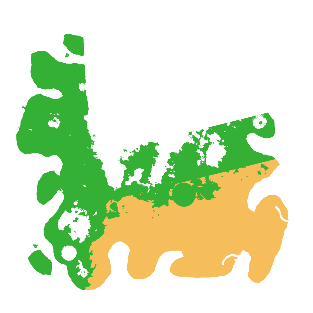 Biome Rust Map: Procedural Map, Size: 3650, Seed: 1