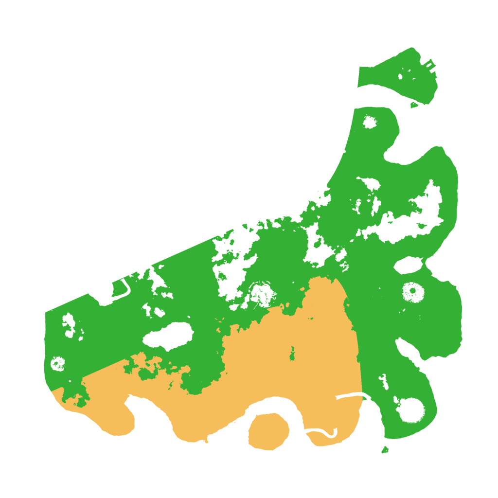 Biome Rust Map: Procedural Map, Size: 3500, Seed: 388168603