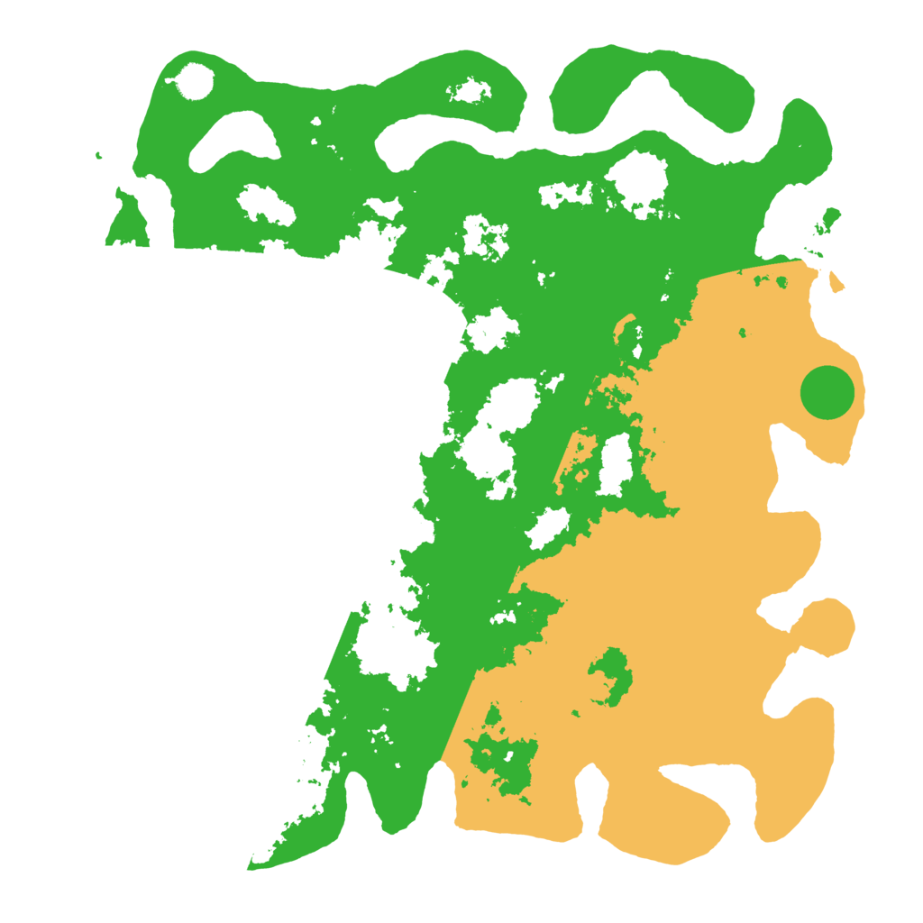 Biome Rust Map: Barren, Size: 4500, Seed: 12345