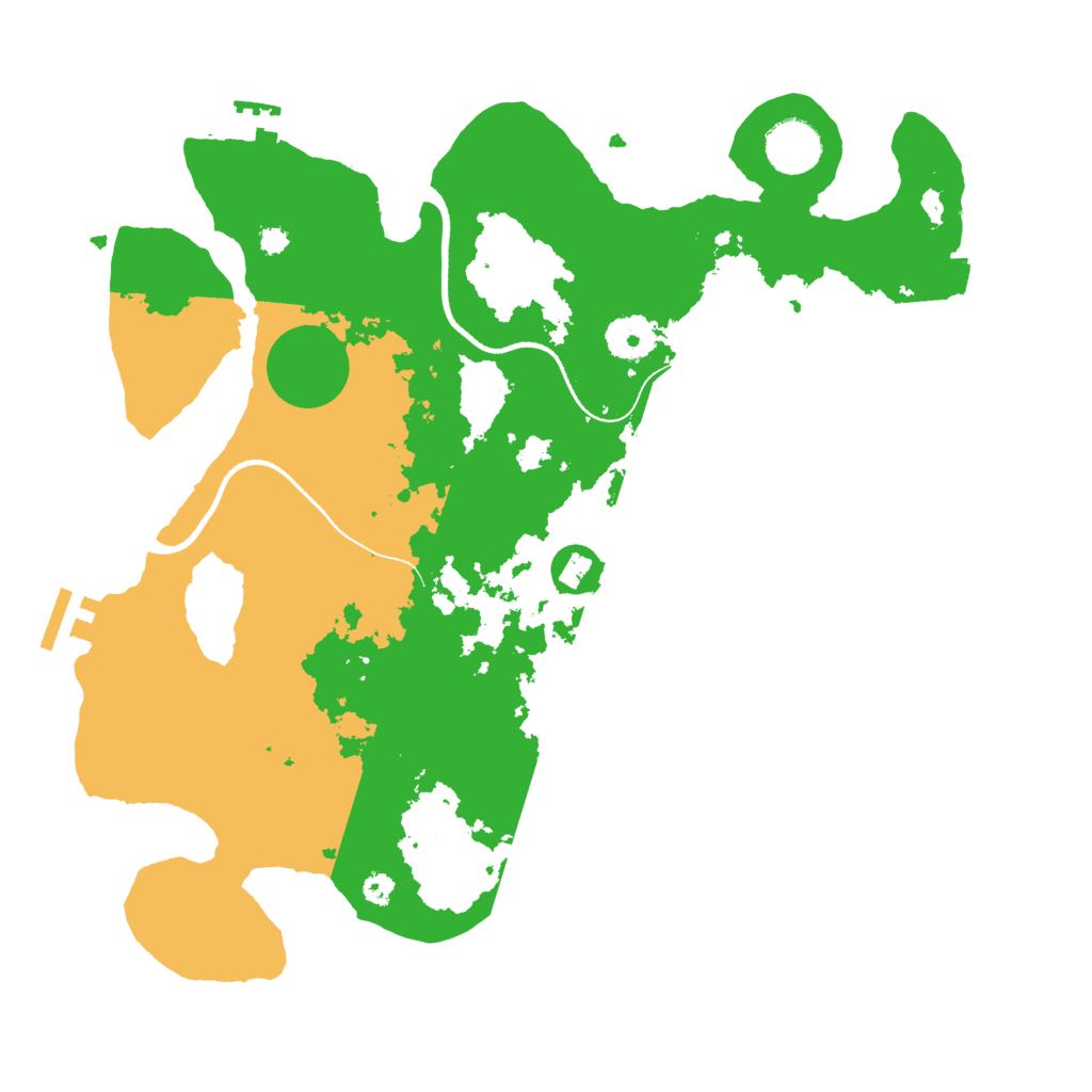 Biome Rust Map: Procedural Map, Size: 3500, Seed: 2041040062