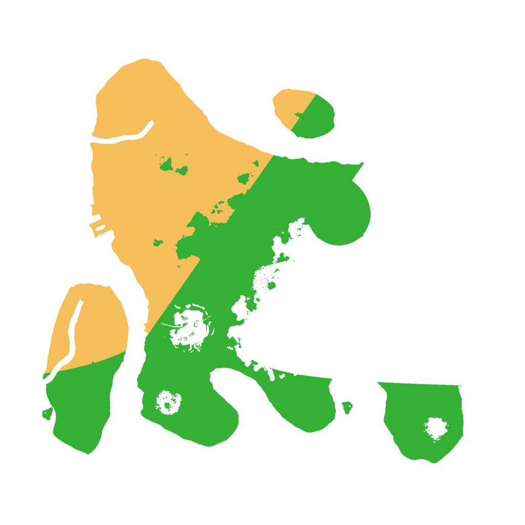 Biome Rust Map: Procedural Map, Size: 2200, Seed: 4567456