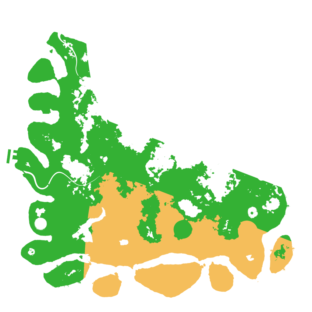 Biome Rust Map: Procedural Map, Size: 4500, Seed: 1305615394