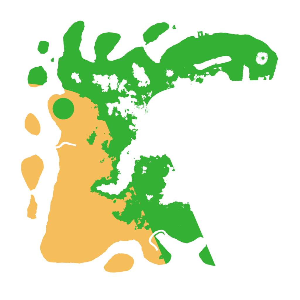 Biome Rust Map: Procedural Map, Size: 3700, Seed: 1341496089
