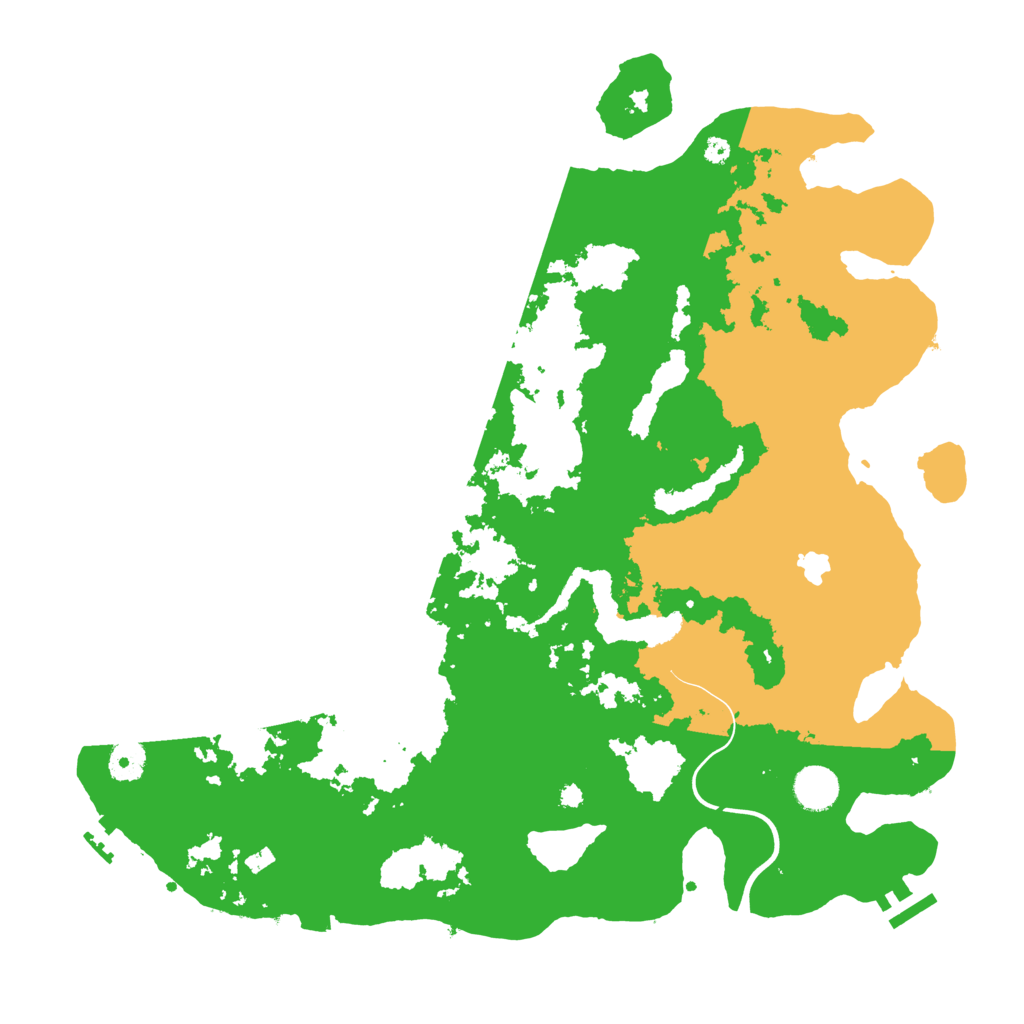 Biome Rust Map: Procedural Map, Size: 4000, Seed: 1280