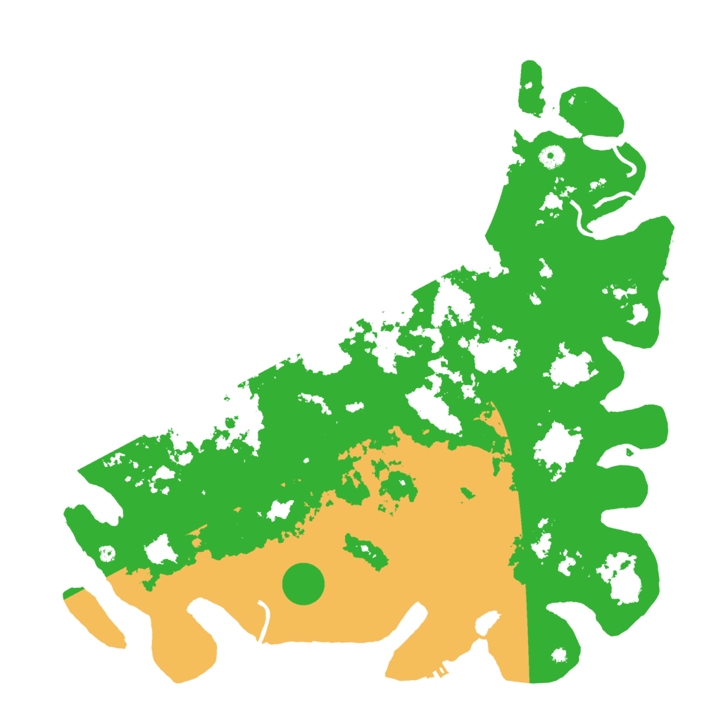 Biome Rust Map: Procedural Map, Size: 4500, Seed: 13816