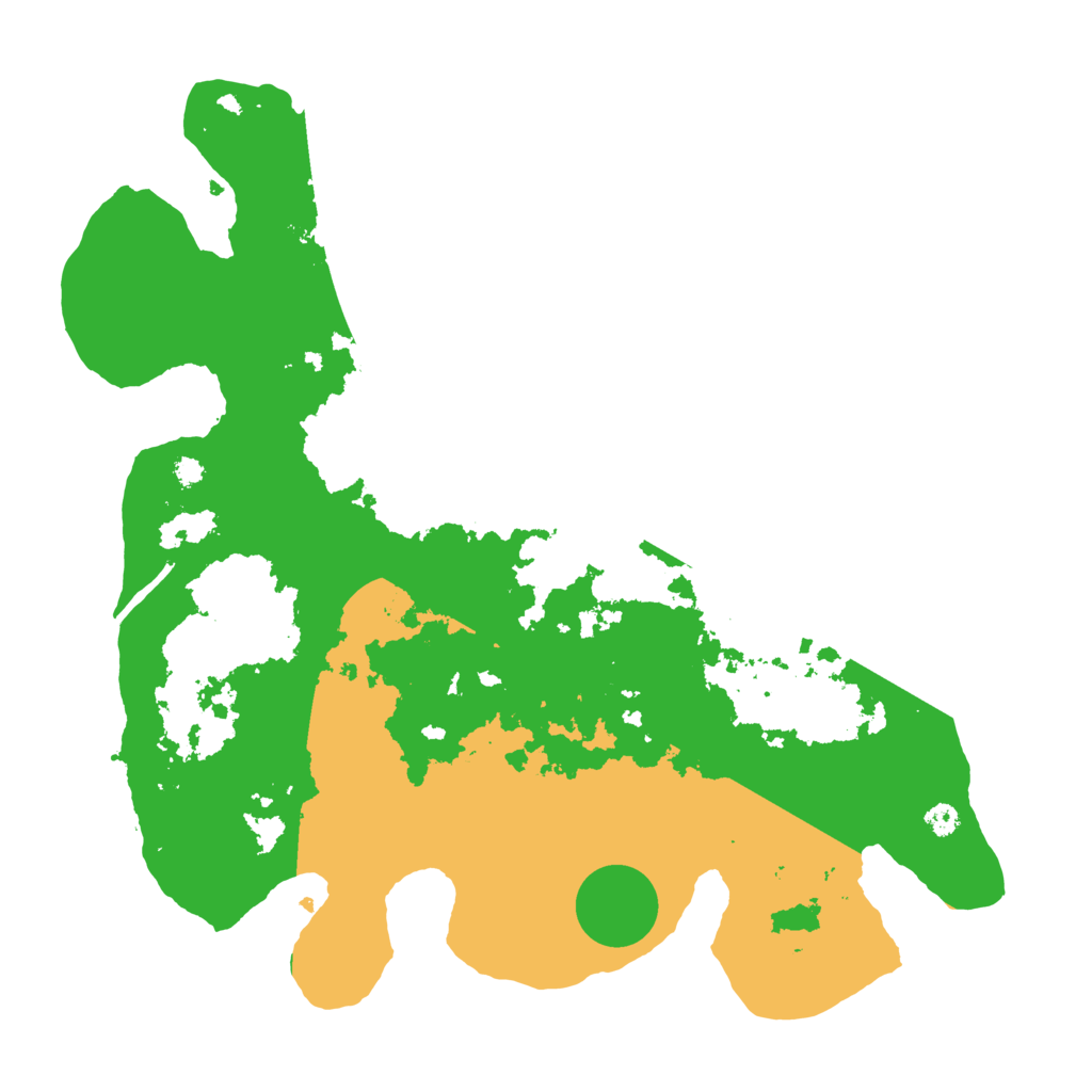 Biome Rust Map: Procedural Map, Size: 3500, Seed: 871937025