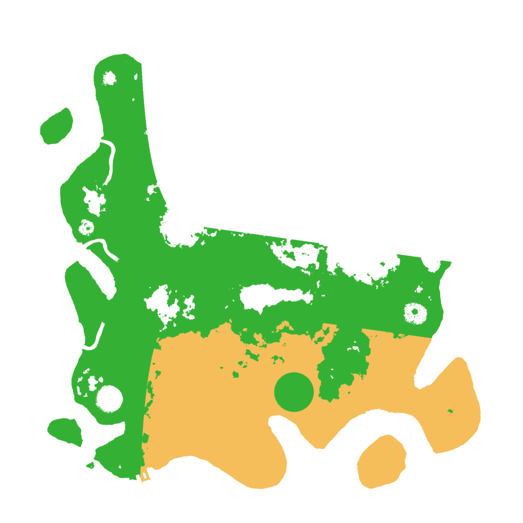 Biome Rust Map: Procedural Map, Size: 3500, Seed: 336284317