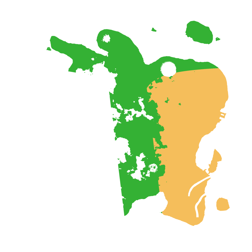 Biome Rust Map: Procedural Map, Size: 3000, Seed: 22286