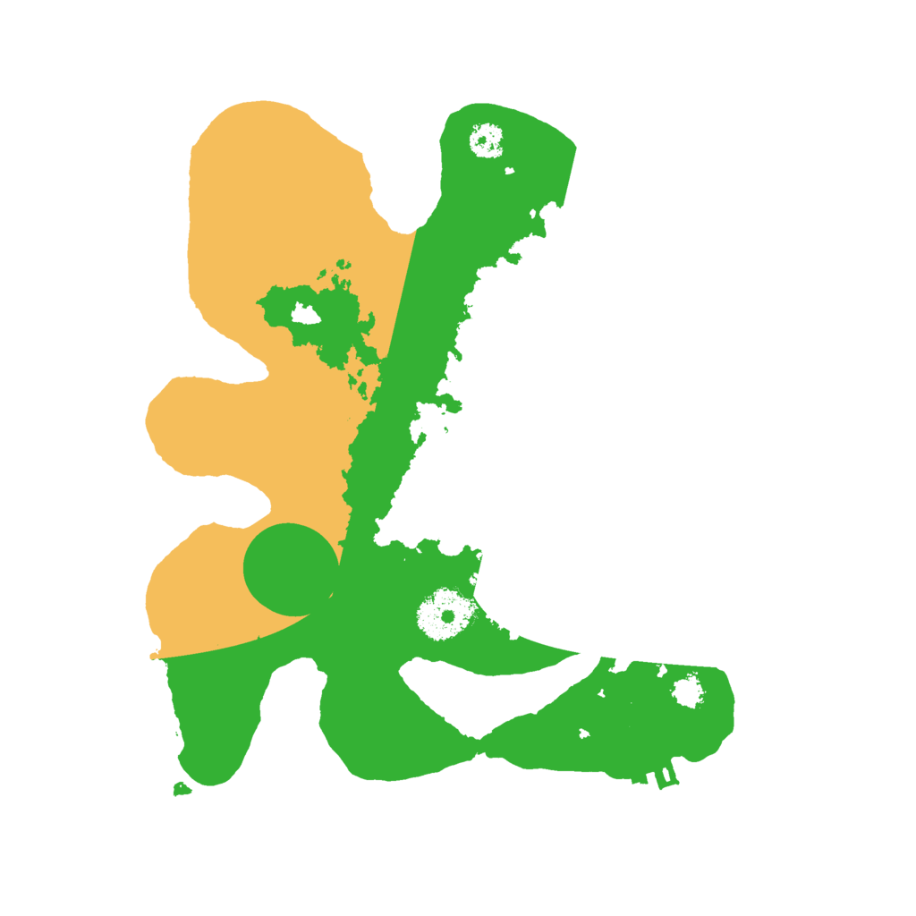 Biome Rust Map: Procedural Map, Size: 2700, Seed: 44185