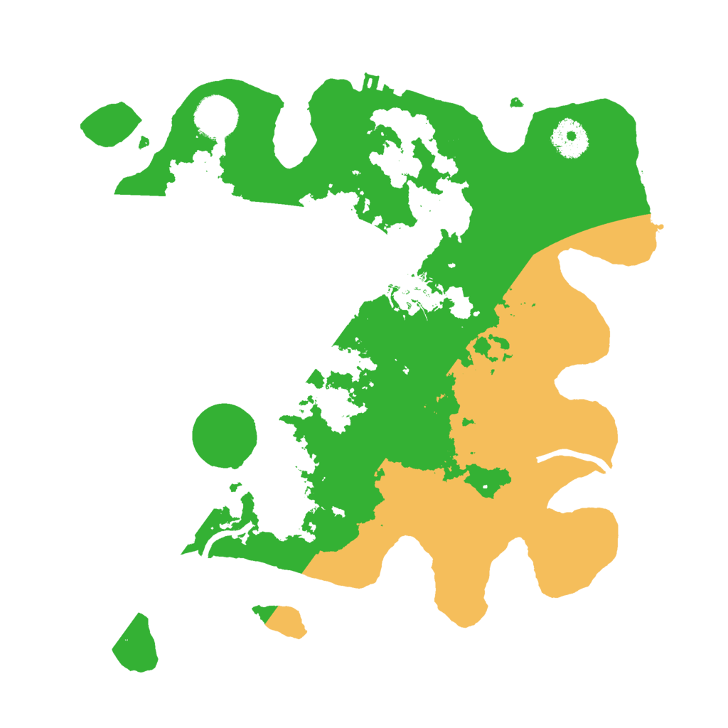 Biome Rust Map: Procedural Map, Size: 3000, Seed: 54325
