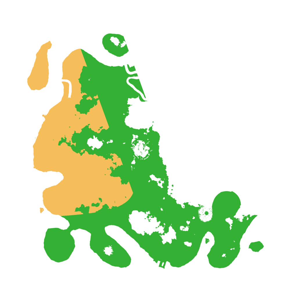 Biome Rust Map: Procedural Map, Size: 3000, Seed: 1356