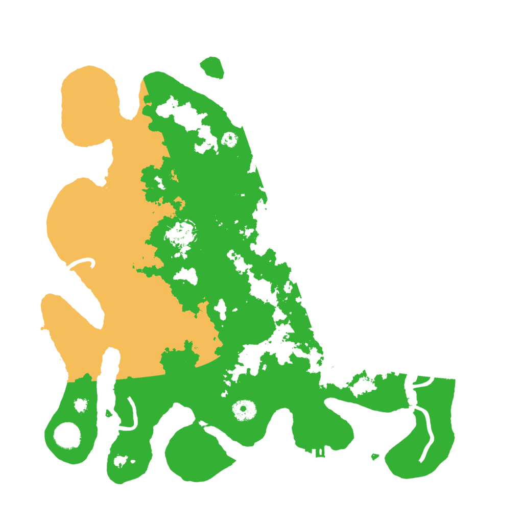 Biome Rust Map: Procedural Map, Size: 3500, Seed: 429707313