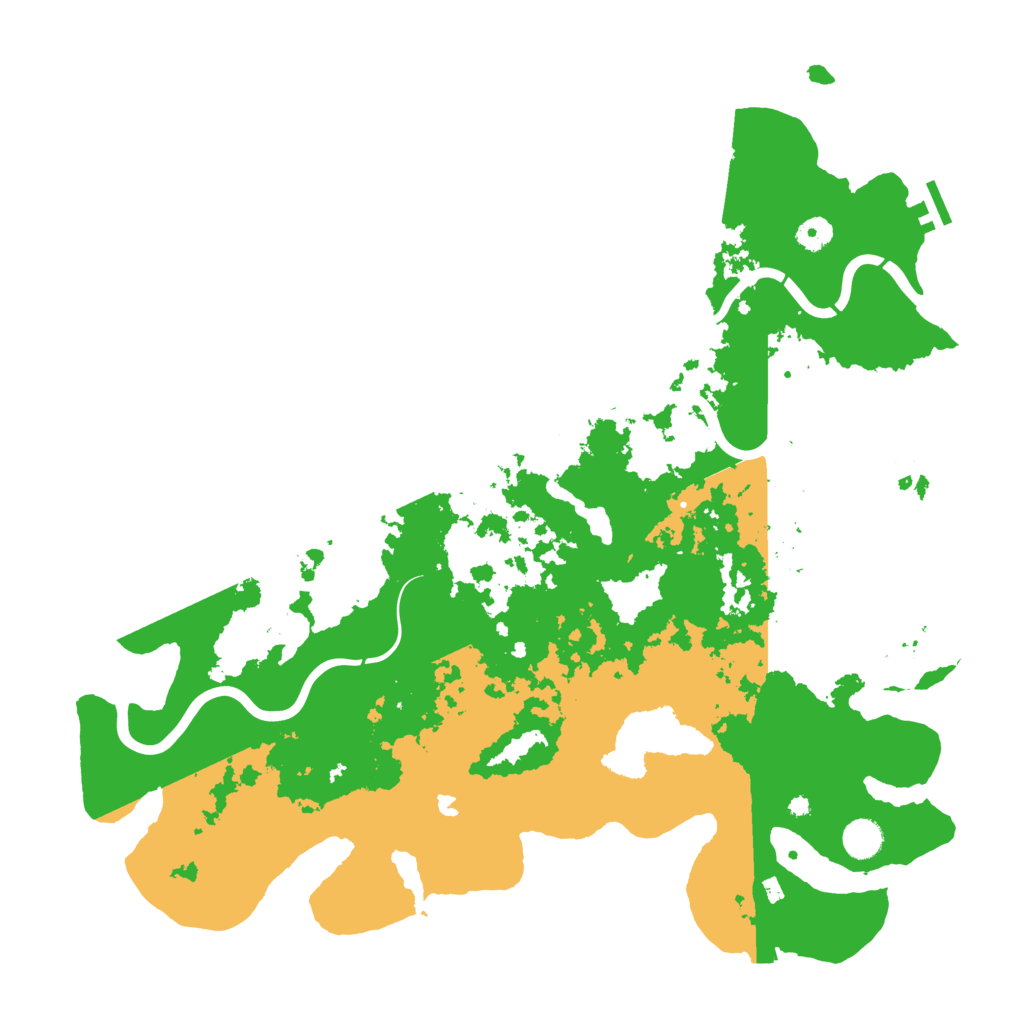 Biome Rust Map: Procedural Map, Size: 4500, Seed: 78351