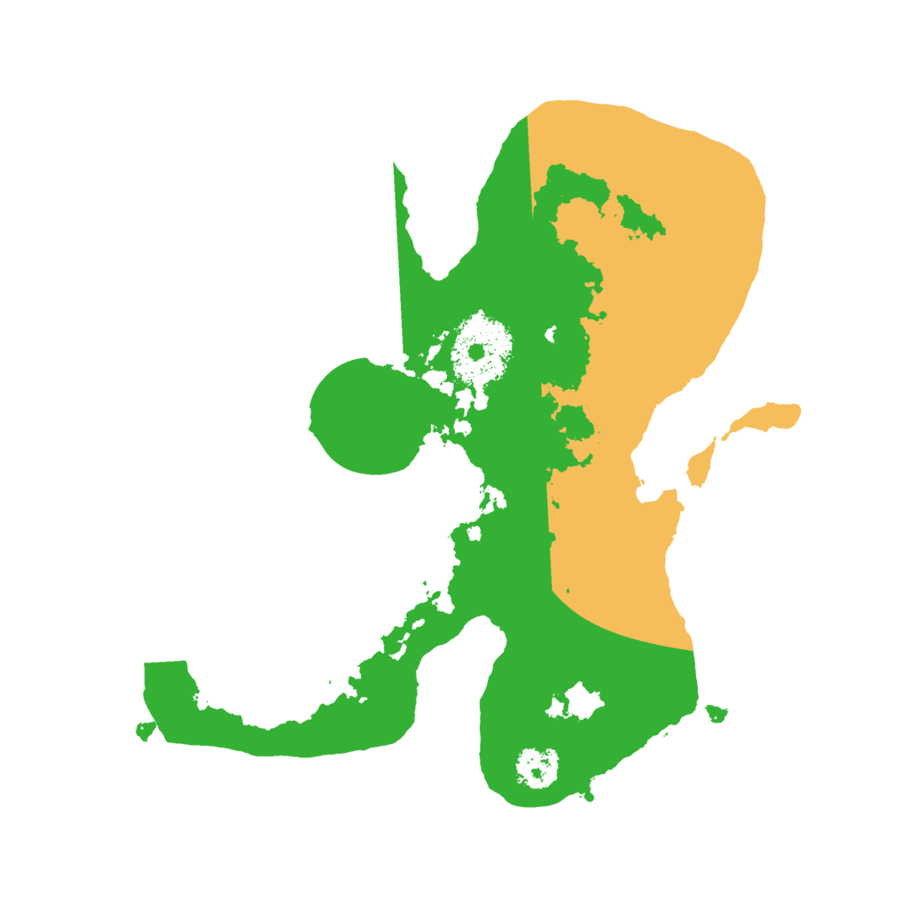 Biome Rust Map: Procedural Map, Size: 2200, Seed: 457991