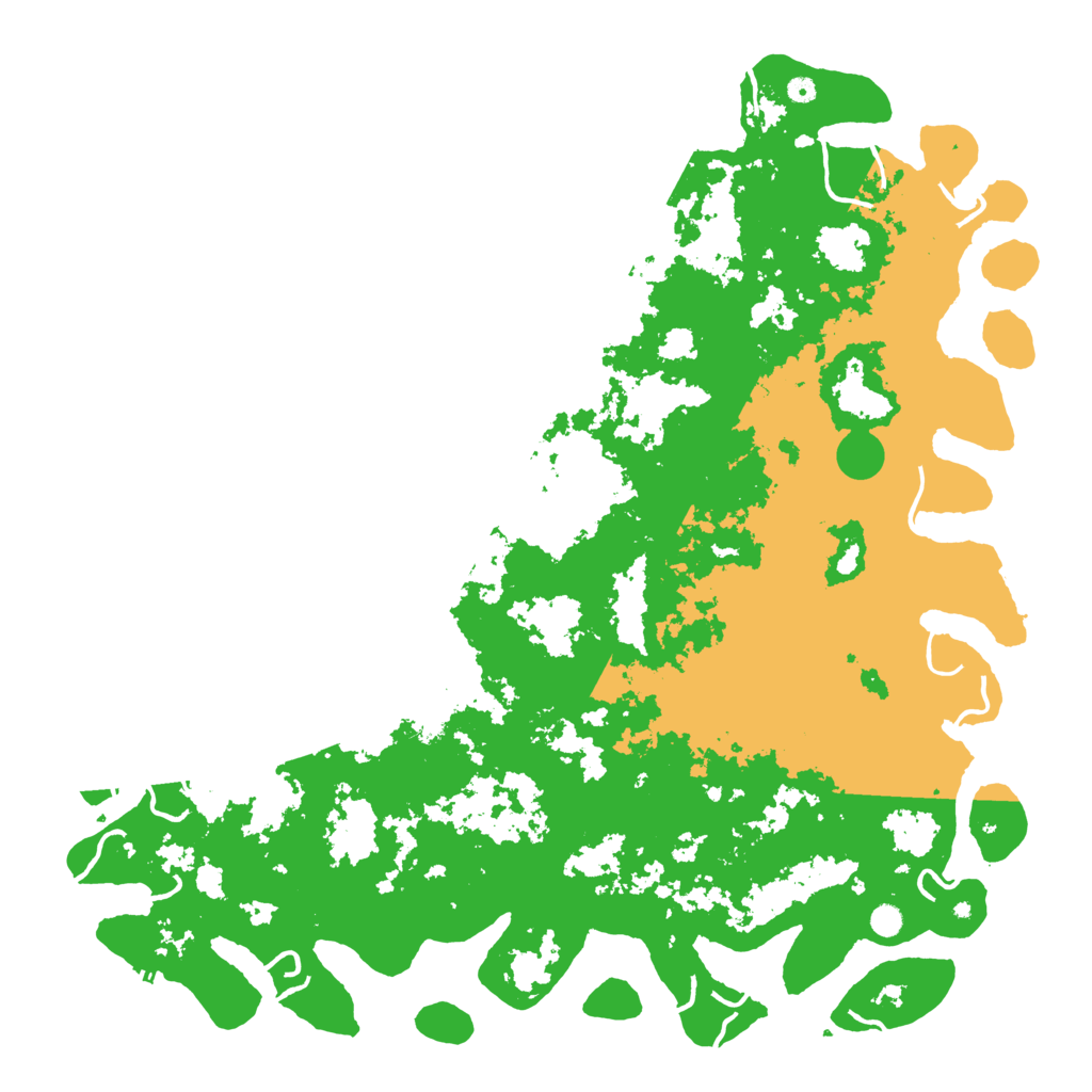 Biome Rust Map: Procedural Map, Size: 6000, Seed: 516973