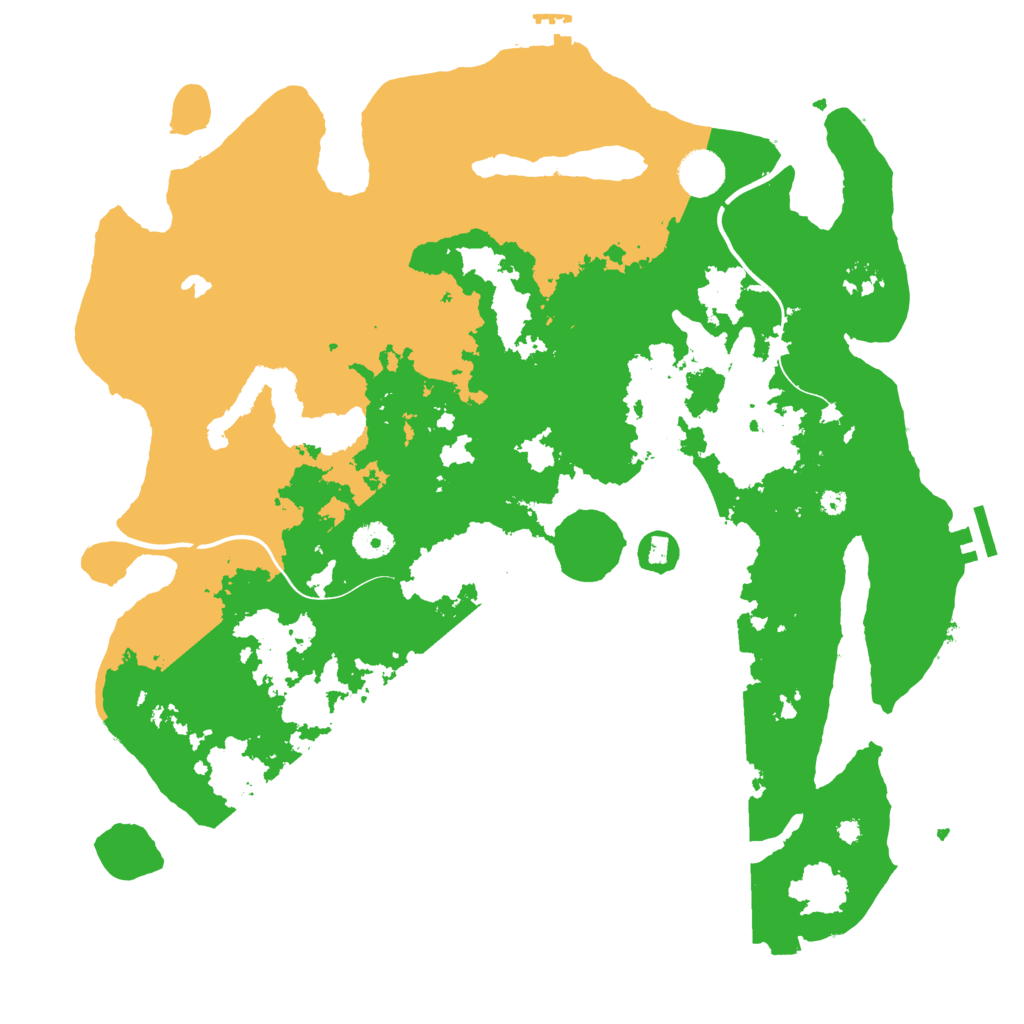 Biome Rust Map: Procedural Map, Size: 4000, Seed: 854887