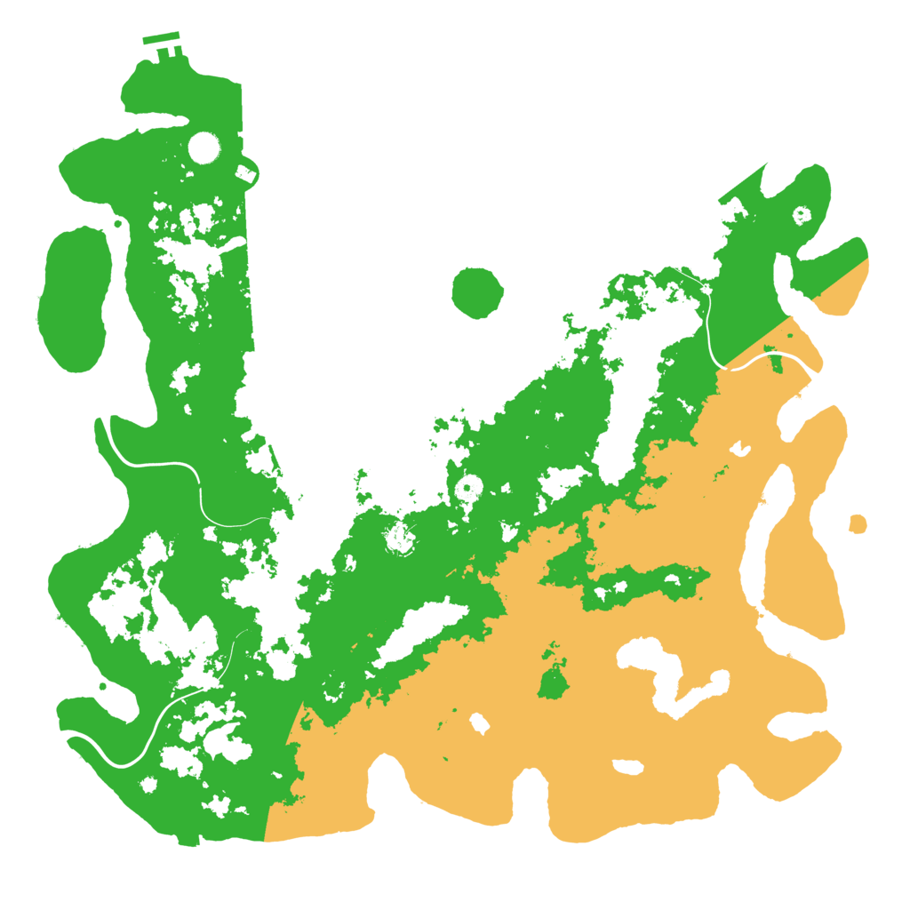 Biome Rust Map: Procedural Map, Size: 5000, Seed: 644348383