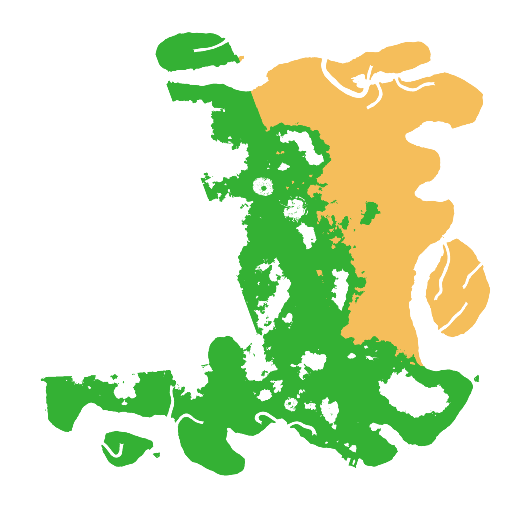 Biome Rust Map: Procedural Map, Size: 4000, Seed: 52607