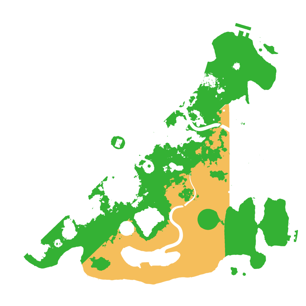 Biome Rust Map: Procedural Map, Size: 3850, Seed: 400674142