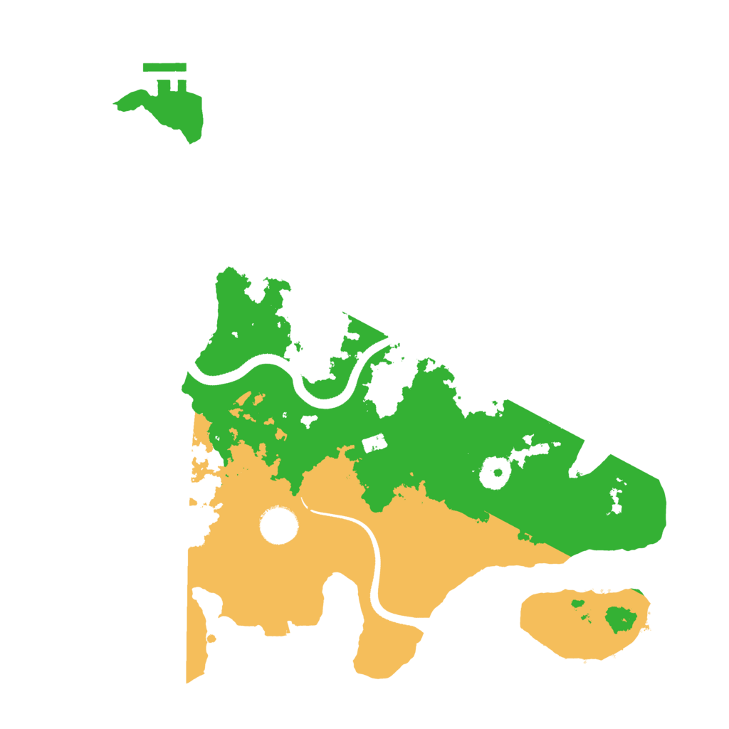 Biome Rust Map: Procedural Map, Size: 3400, Seed: 567857345