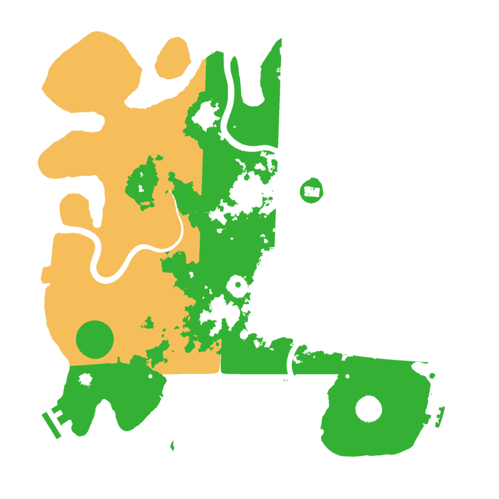 Biome Rust Map: Procedural Map, Size: 3500, Seed: 640