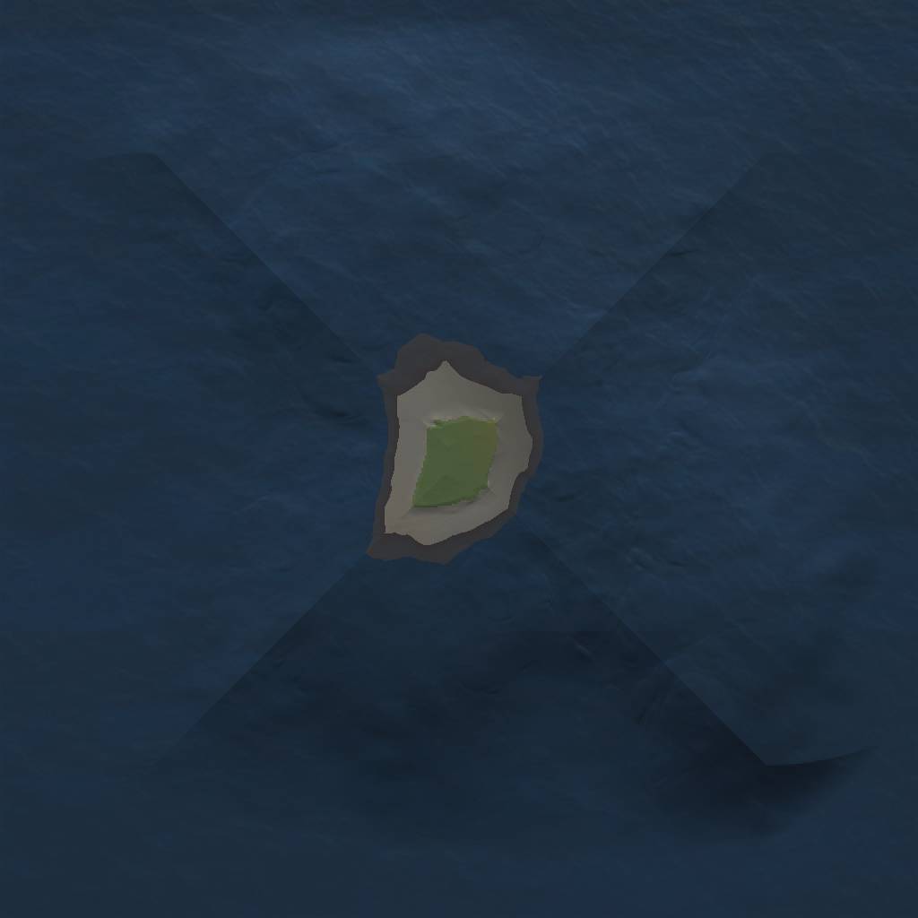 Rust Map: Barren, Size: 1000, Seed: 1028, 2 Monuments