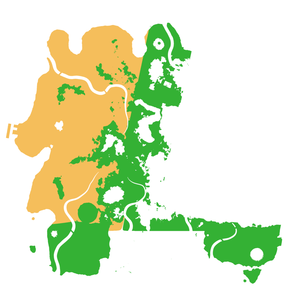 Biome Rust Map: Procedural Map, Size: 4250, Seed: 429334