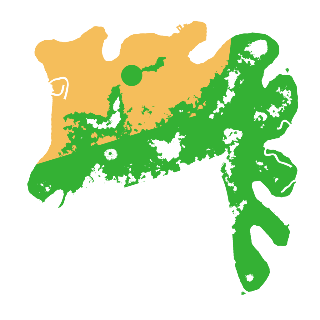 Biome Rust Map: Procedural Map, Size: 4000, Seed: 10420