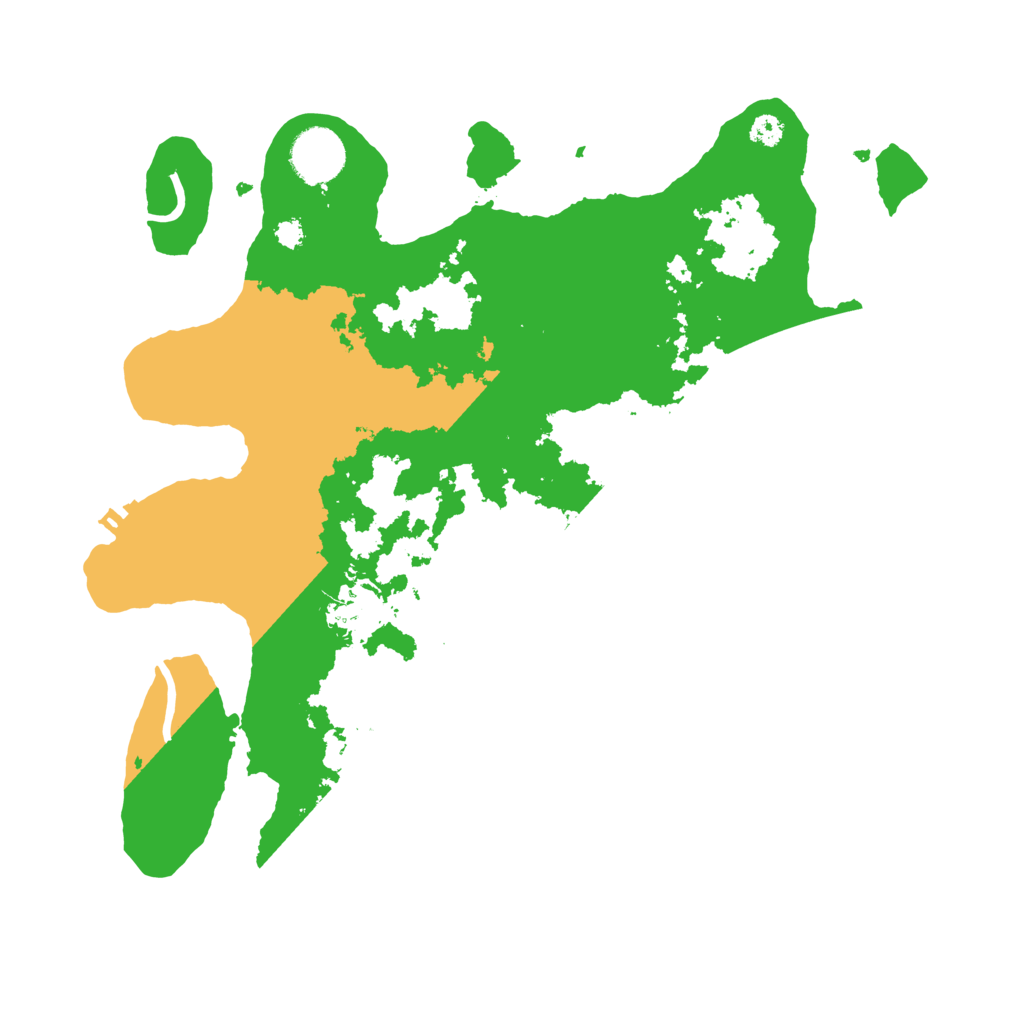 Biome Rust Map: Procedural Map, Size: 3300, Seed: 16458