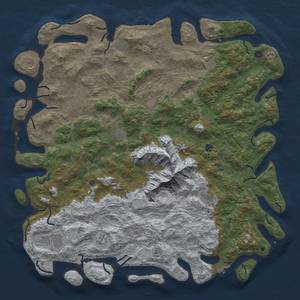 Thumbnail Rust Map: Procedural Map, Size: 6000, Seed: 482232234, 20 Monuments