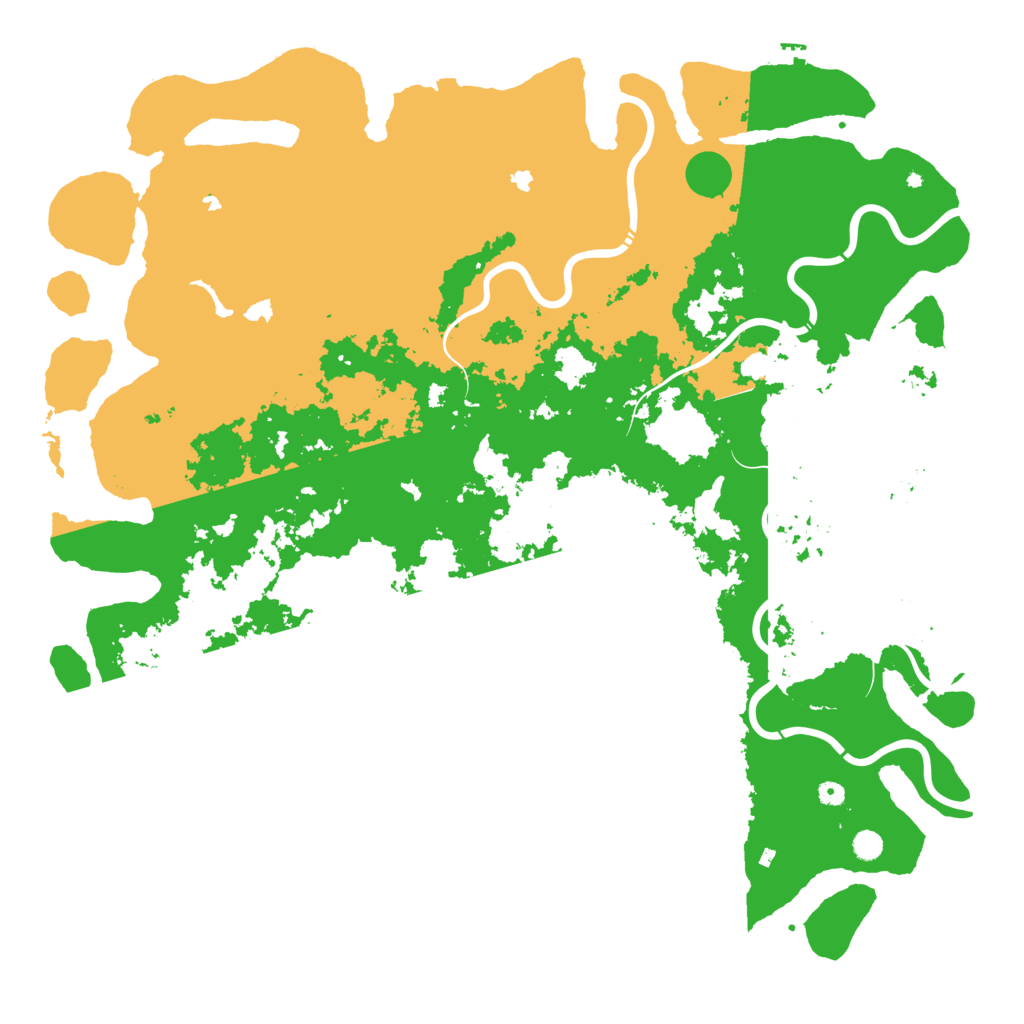 Biome Rust Map: Procedural Map, Size: 6000, Seed: 482232234