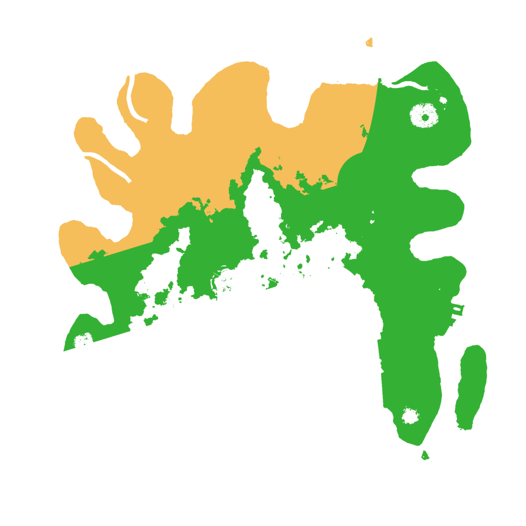 Biome Rust Map: Procedural Map, Size: 3000, Seed: 97532310